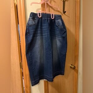 Denim Midi Skirt BE-Girl new